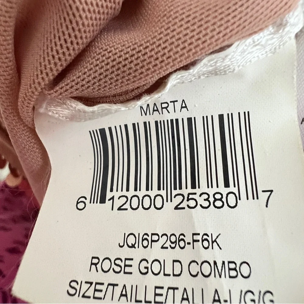 NEW BCBGMAXARIA FITTED SEQUIN DRESS LARGE ROSE GOLD STRETCH cocktail PARTY - Picture 11 of 12